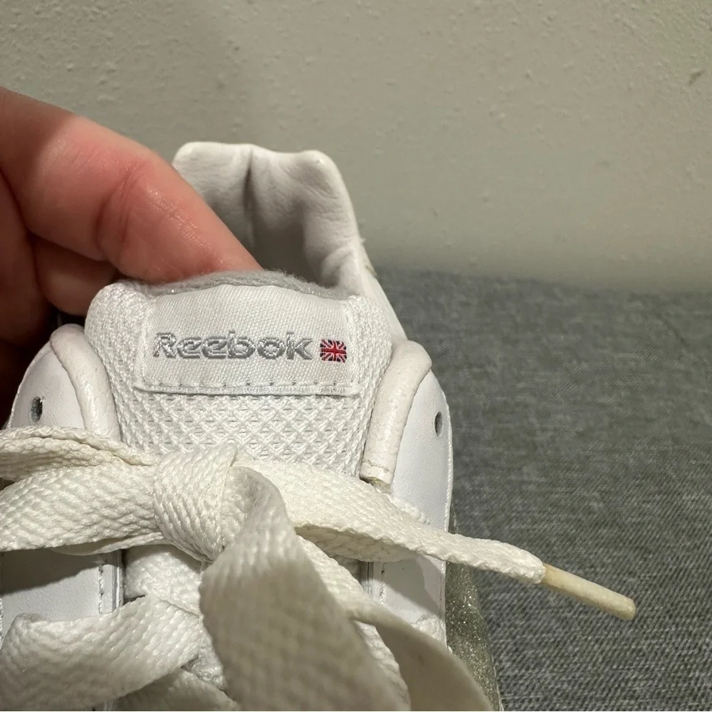 Reebok Silver Glitter Sneaker